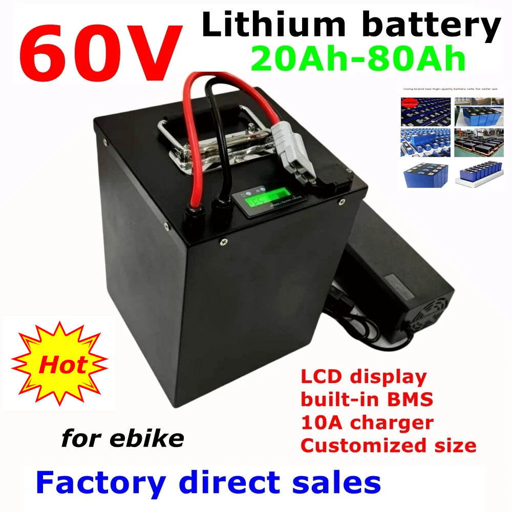 72V 40Ah Lifepo4 Battery Pack - CZ-60V 20Ah 30Ah 40Ah 50Ah 60Ah